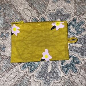 Baggu Painted Daisy Flat Pouch